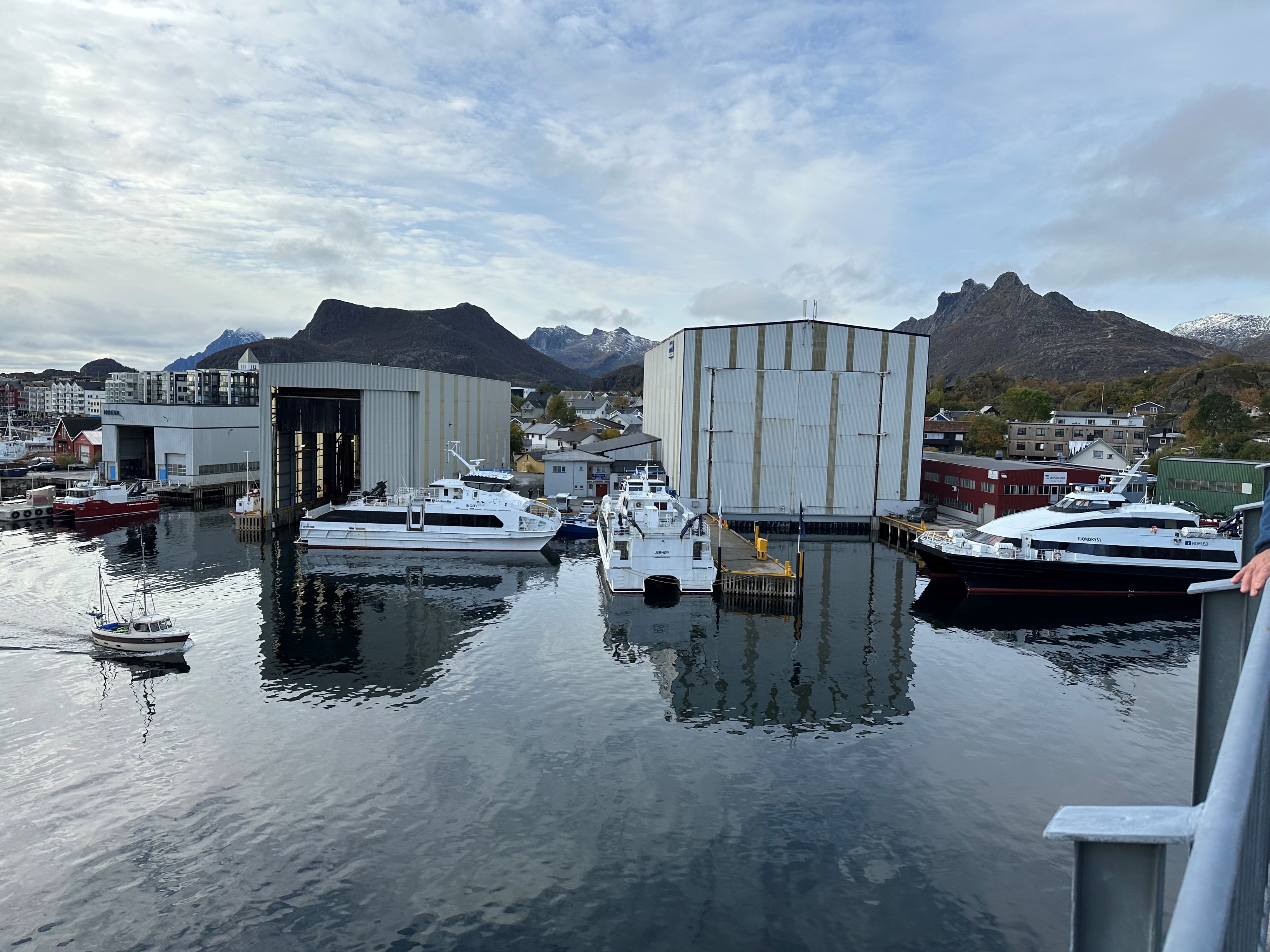 Verkstedsområde ved O. Marhaug i Svolvær